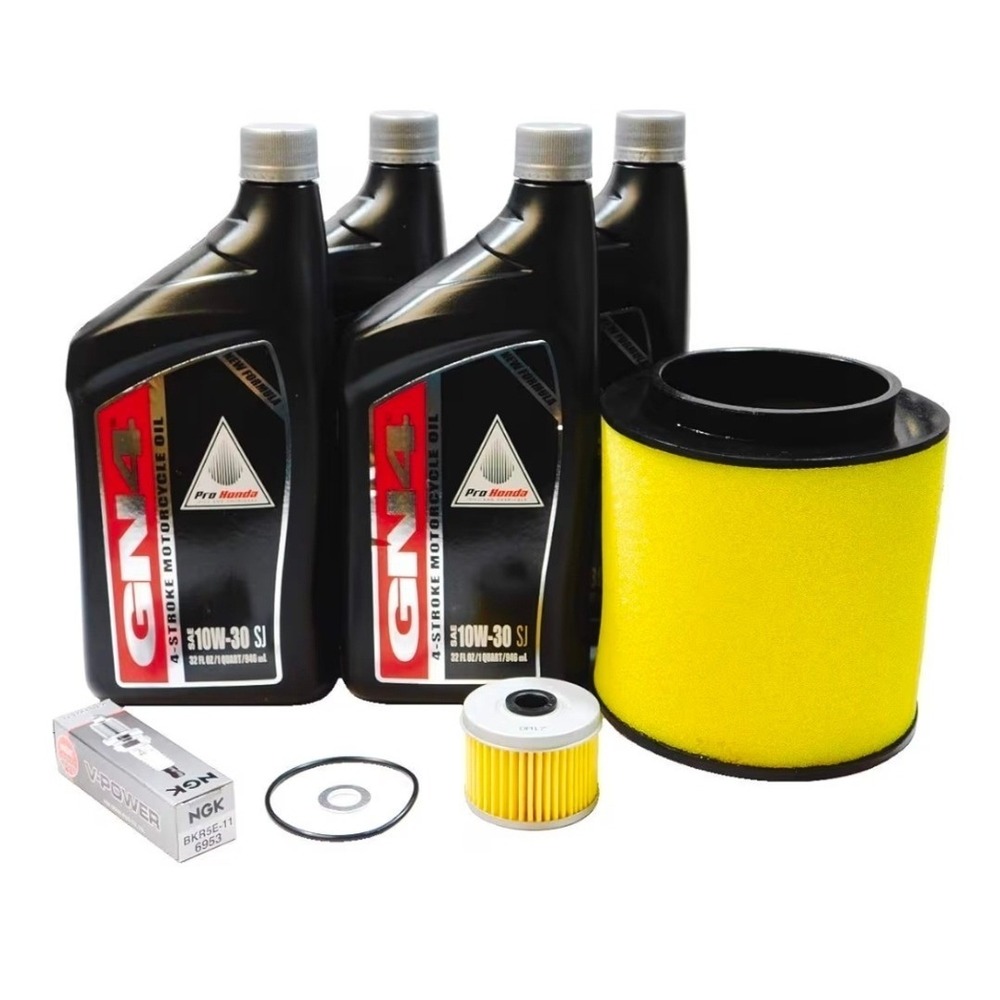 Honda Foreman Rubicon 2020-2021 Oil Change Service Kit GN4 10W-30‎ H133 NGK